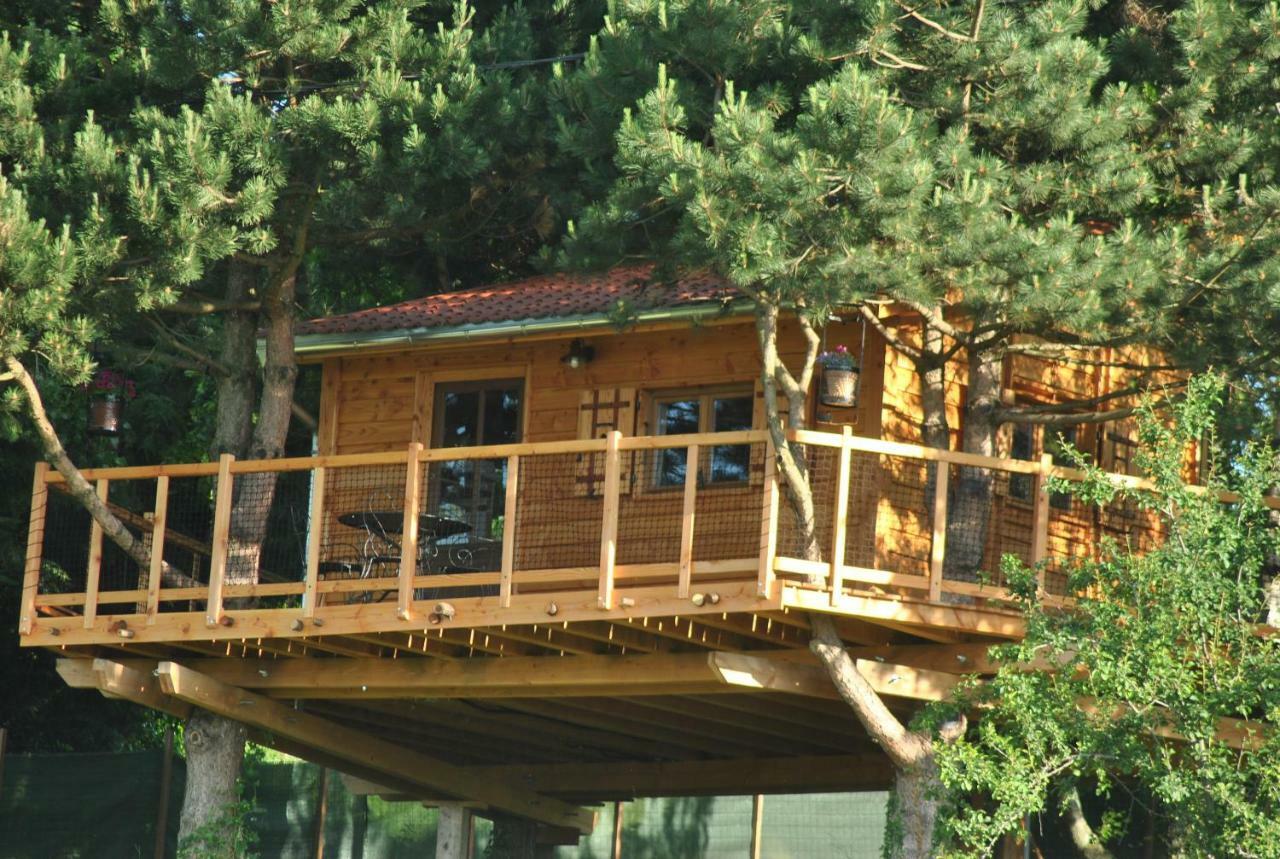 L'Etournelle - Cabane Perchee Chaussan エクステリア 写真