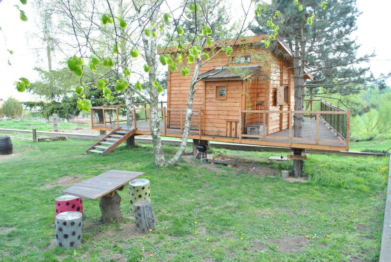L'Etournelle - Cabane Perchee Chaussan エクステリア 写真
